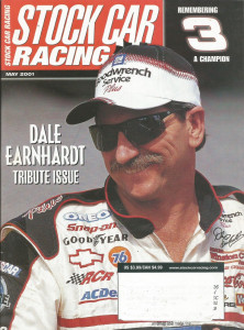 STOCK CAR RACING 2001 MAY - Dale Earnhardt Tribute, Mike Swims, Brakes